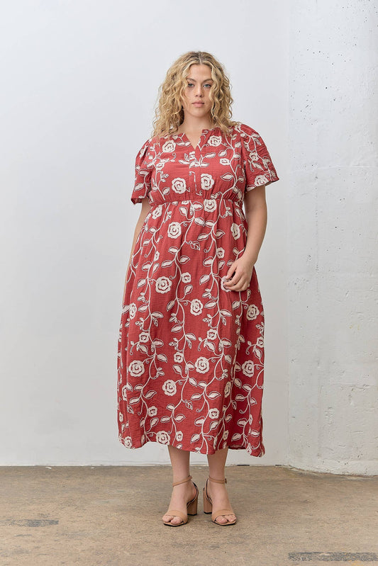 The Ella Maxi Dress - Berry