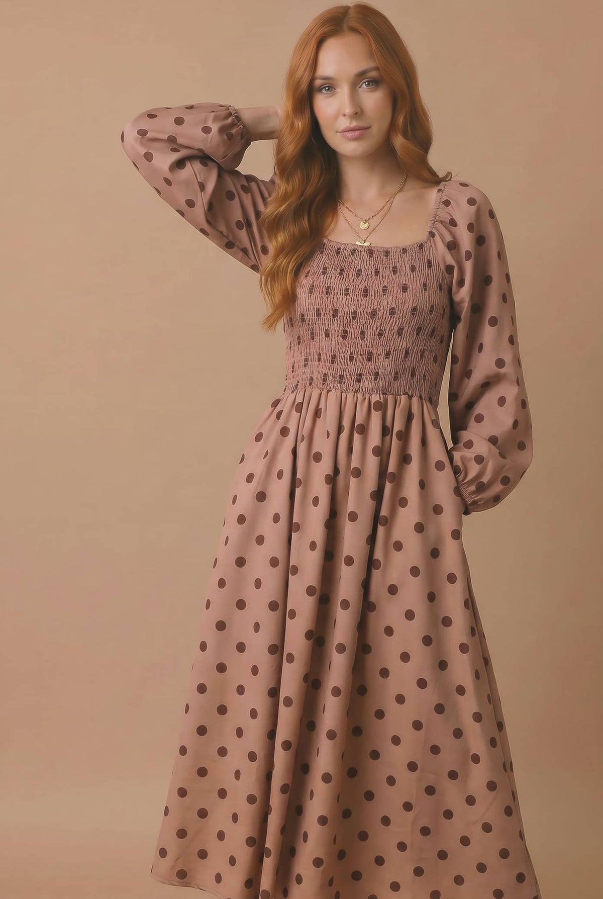 The Sadie Polka Dot Dress: Sienna