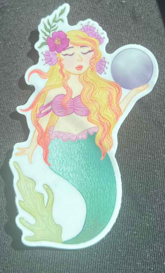 Curvy Mermaid Sticker