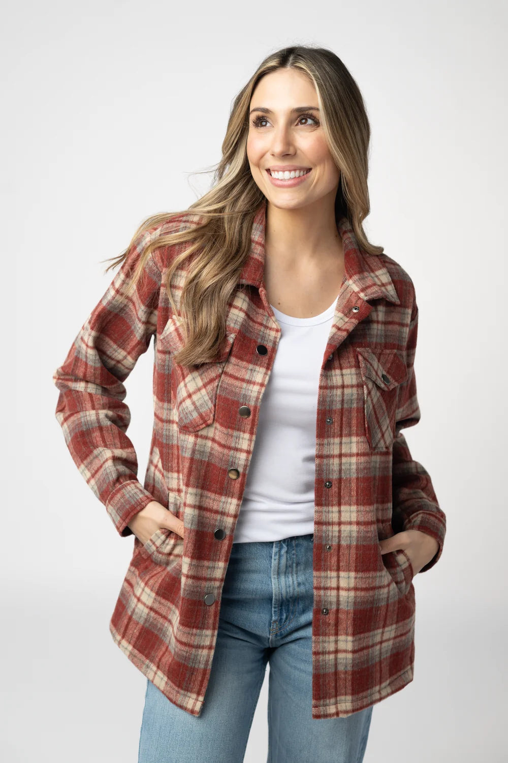 The Norah Shacket- Rust