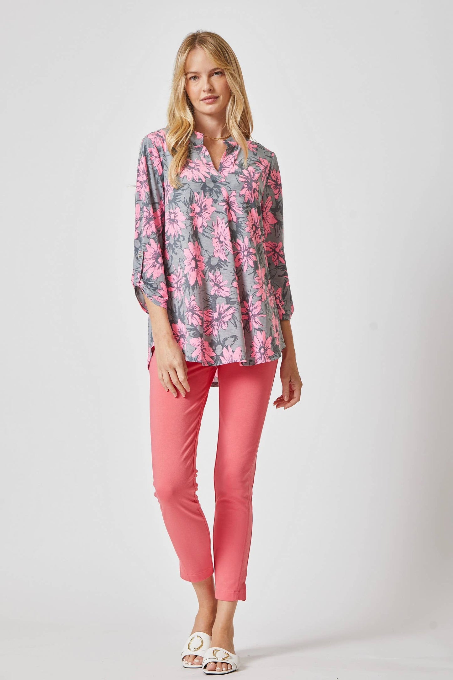 The Lizzy  Top -Pink