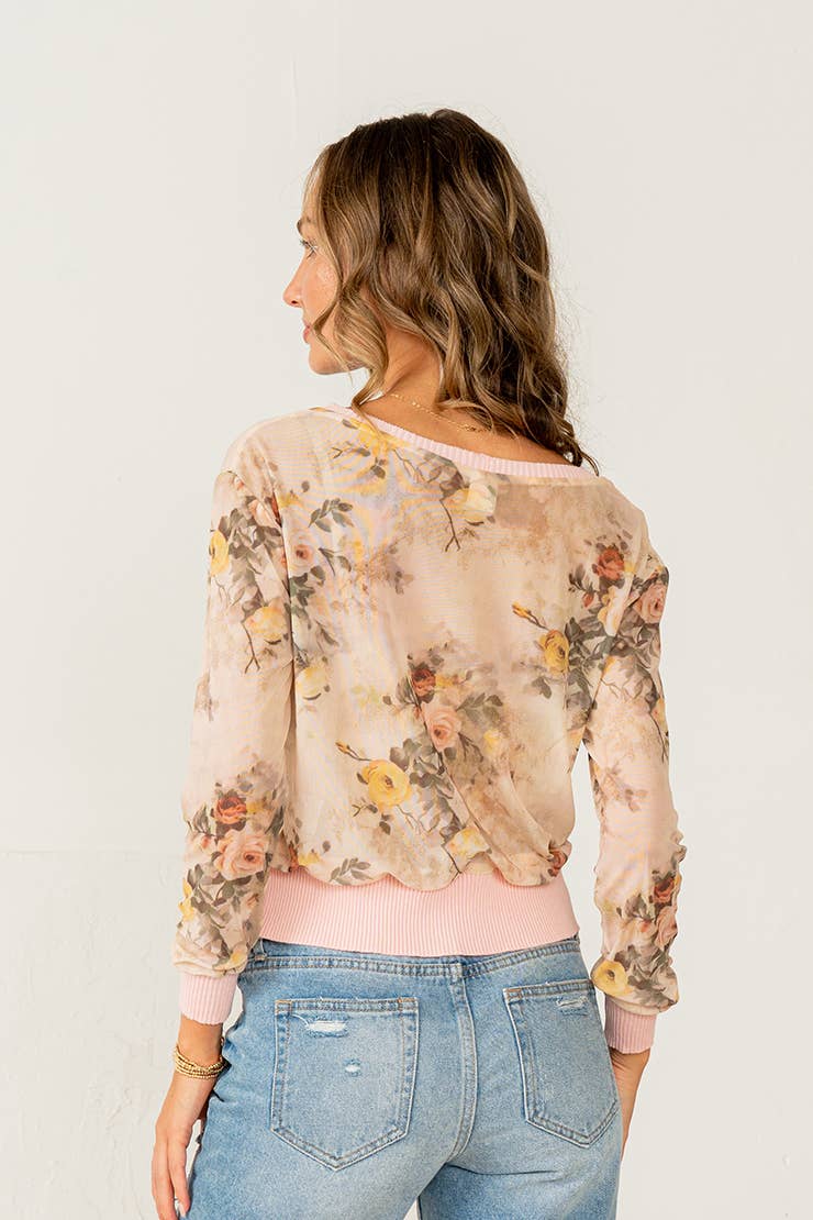 The Karrie Cardigan: Pink