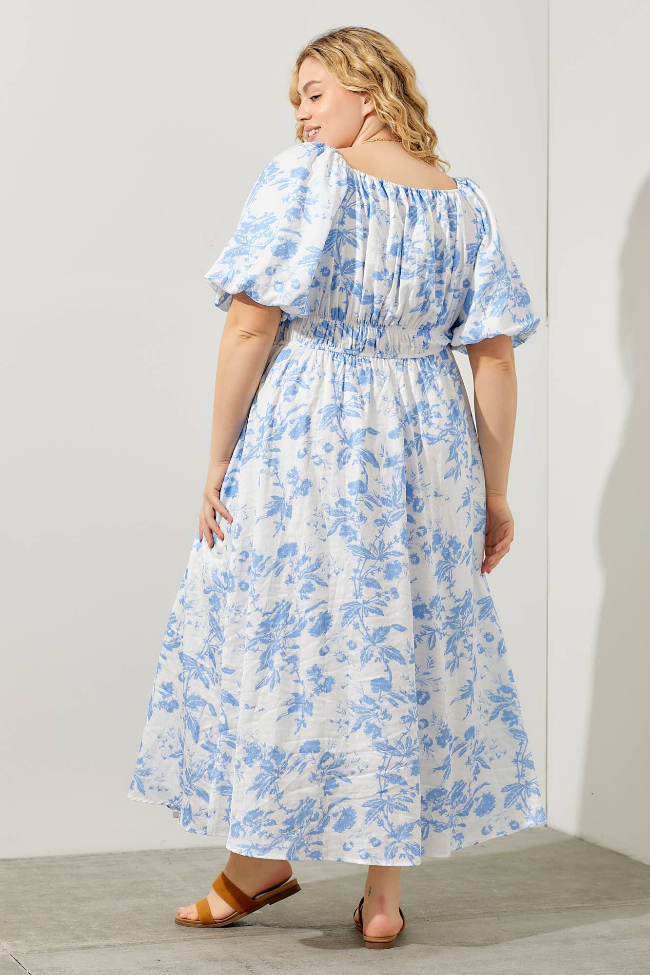 The Sophia Dress- Blue