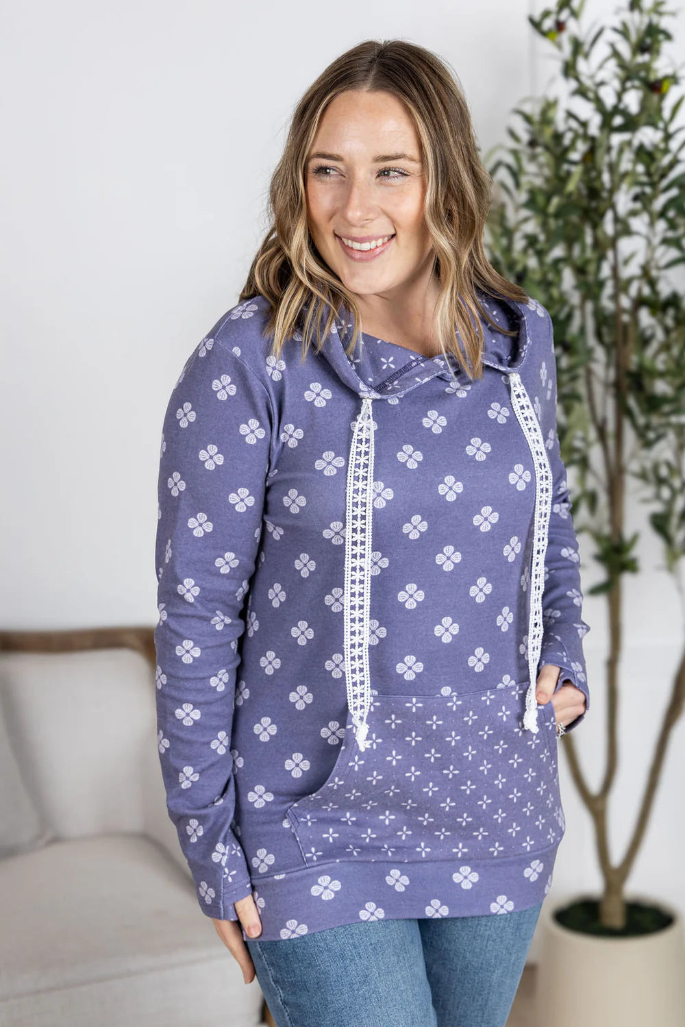 The Hailey Hoodie - Purple