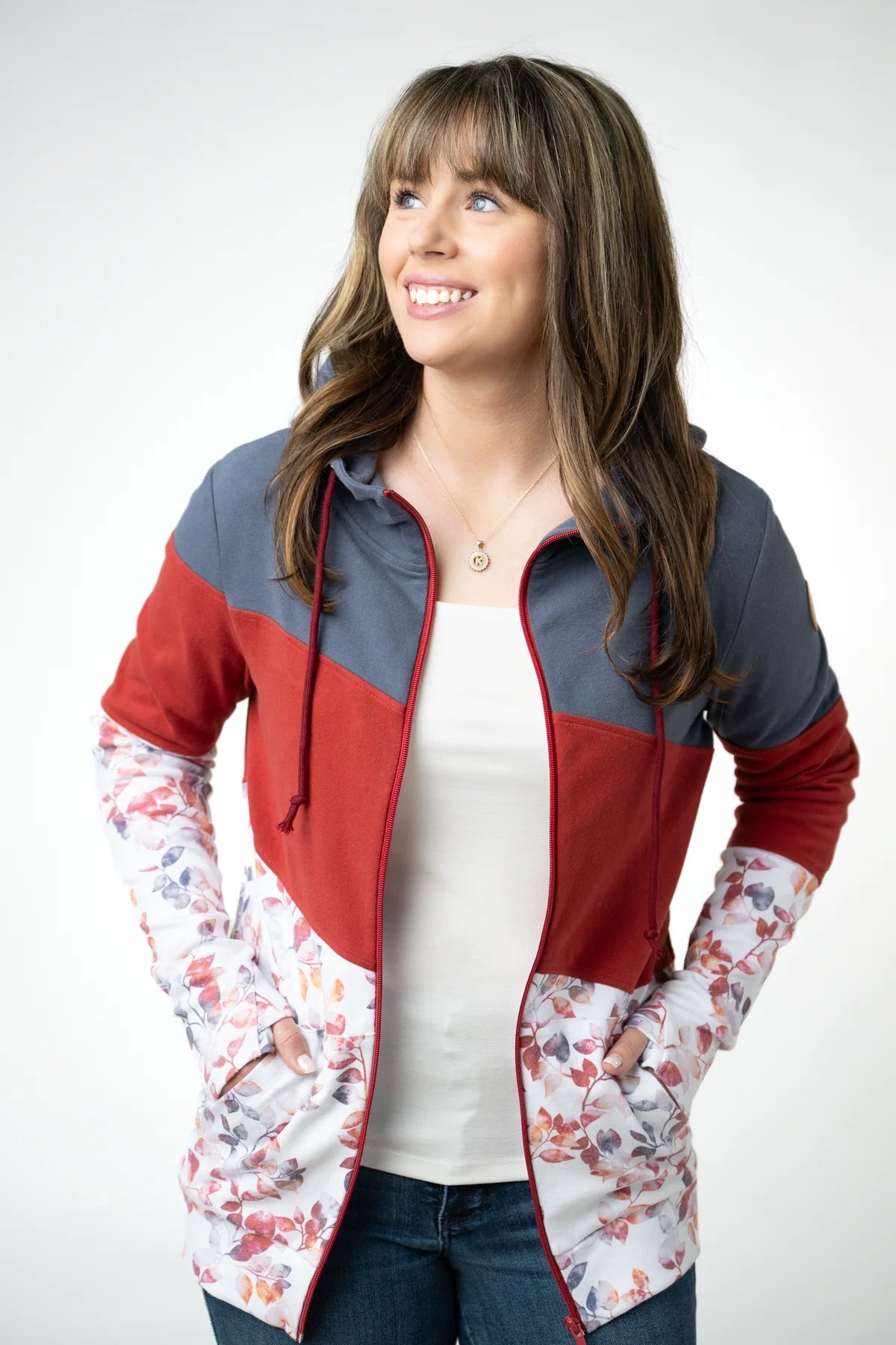The Mary Full Zip Hoodie - Autumn Mix