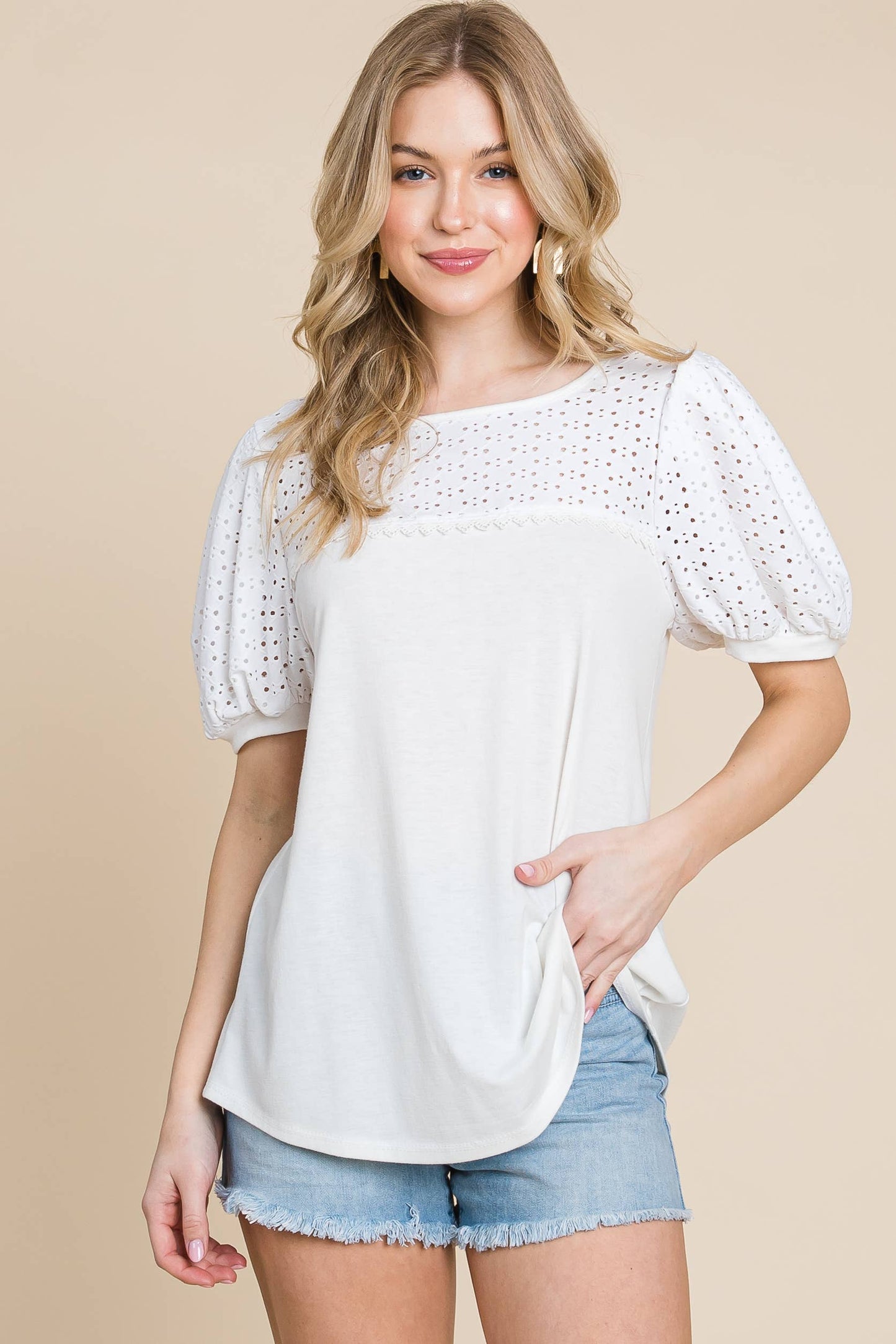 The Tamara Shirt - Ivory