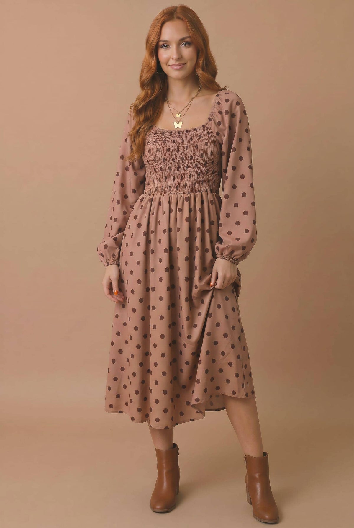 The Sadie Polka Dot Dress: Sienna