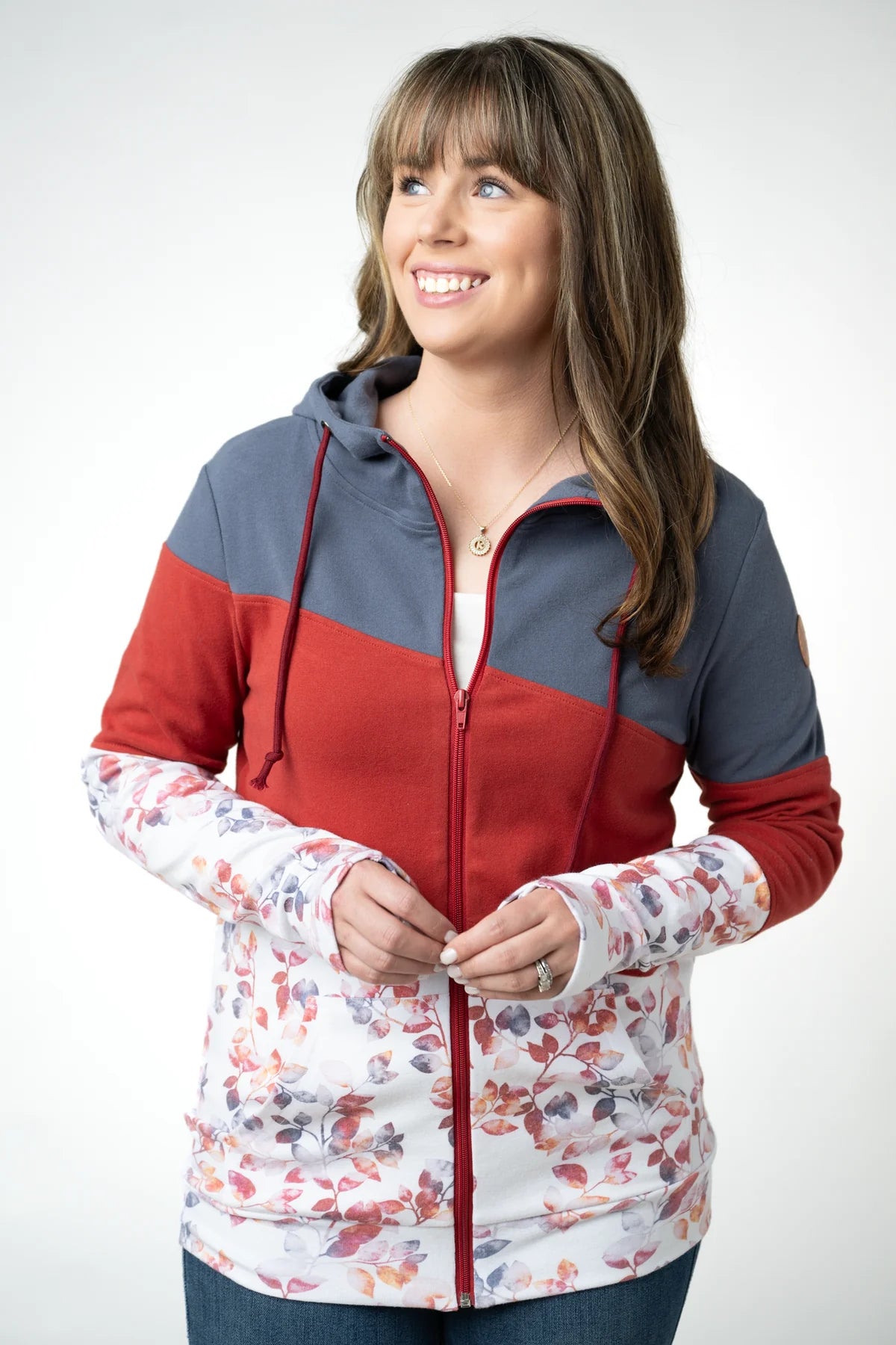 The Mary Full Zip Hoodie - Autumn Mix
