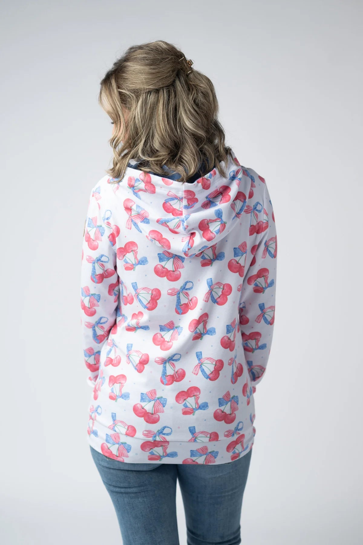 The Hailey Hoodie - Cherry