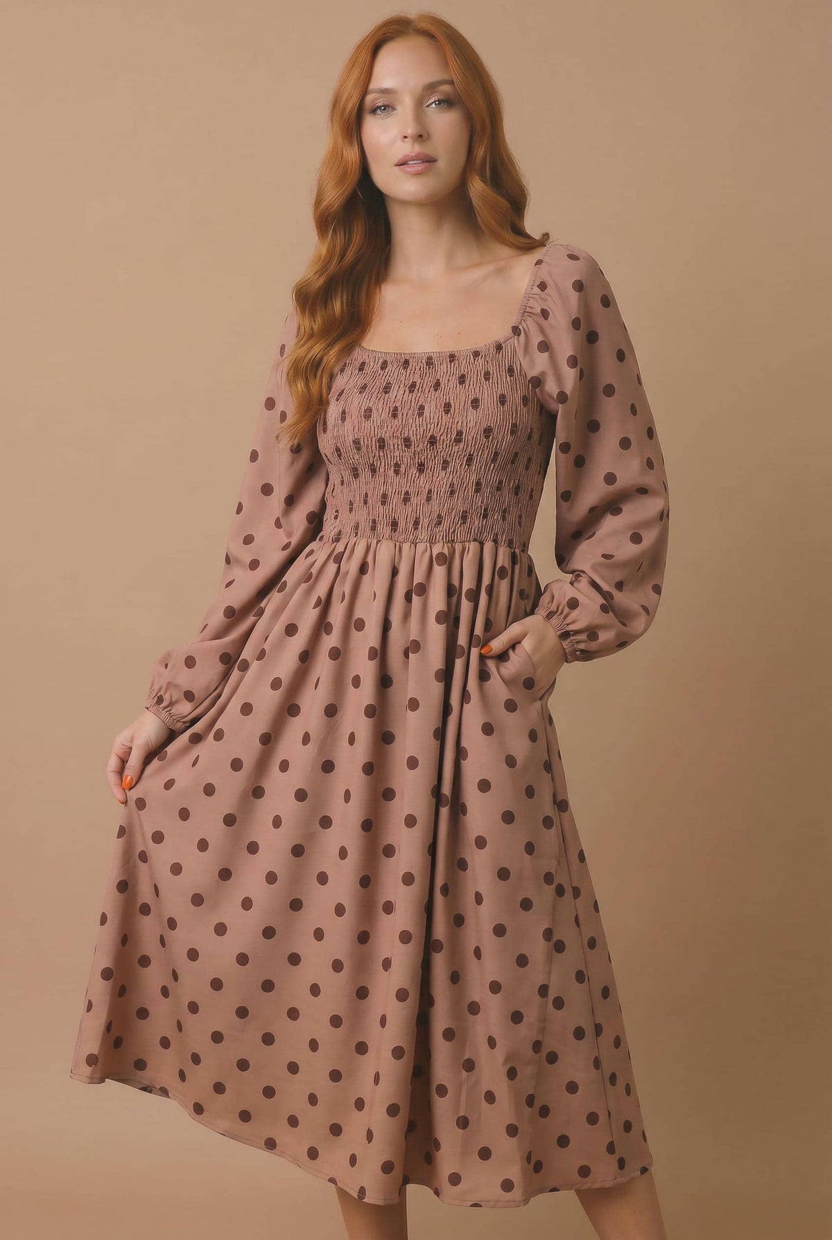 The Sadie Polka Dot Dress: Sienna