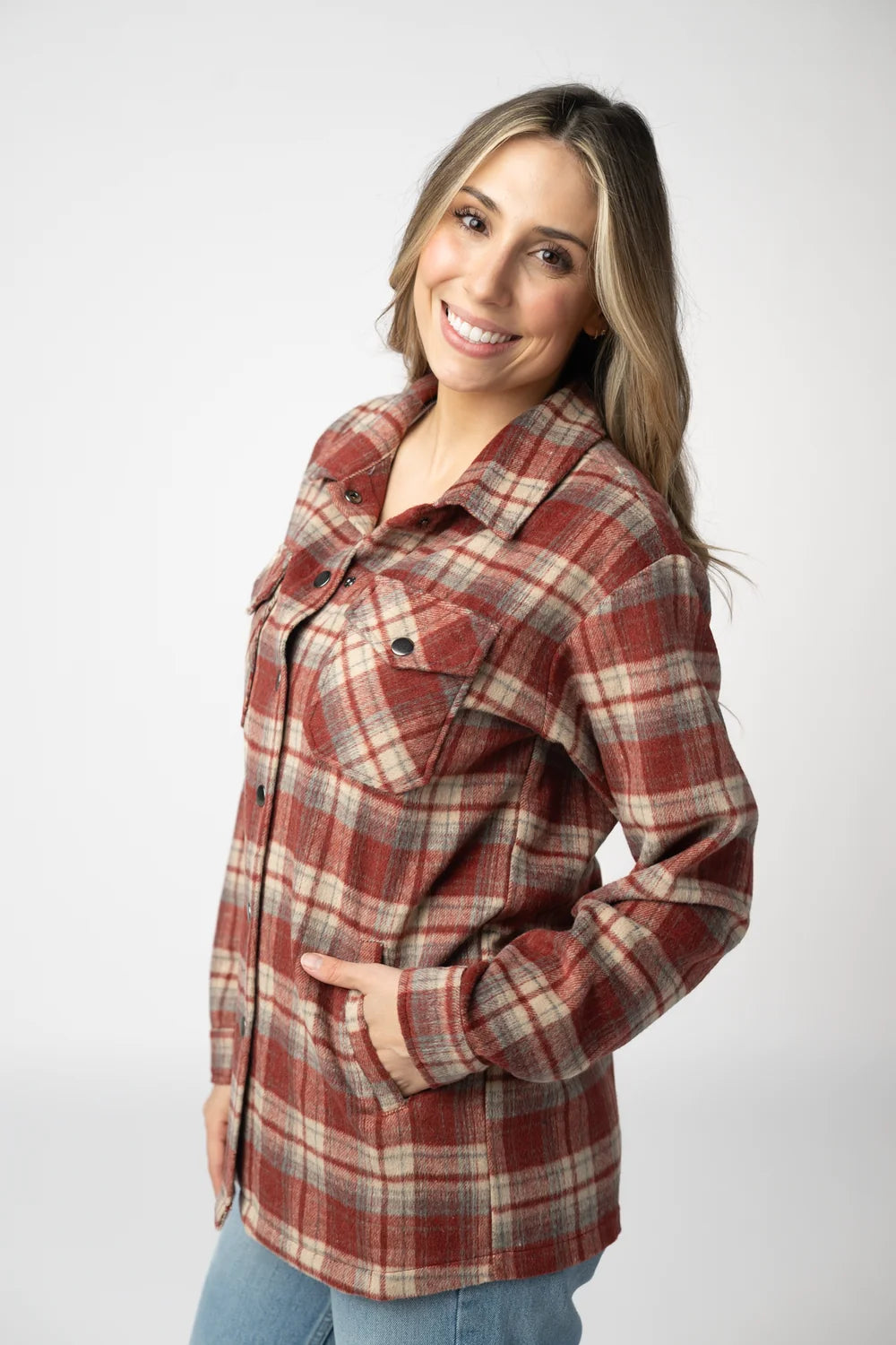 The Norah Shacket- Rust