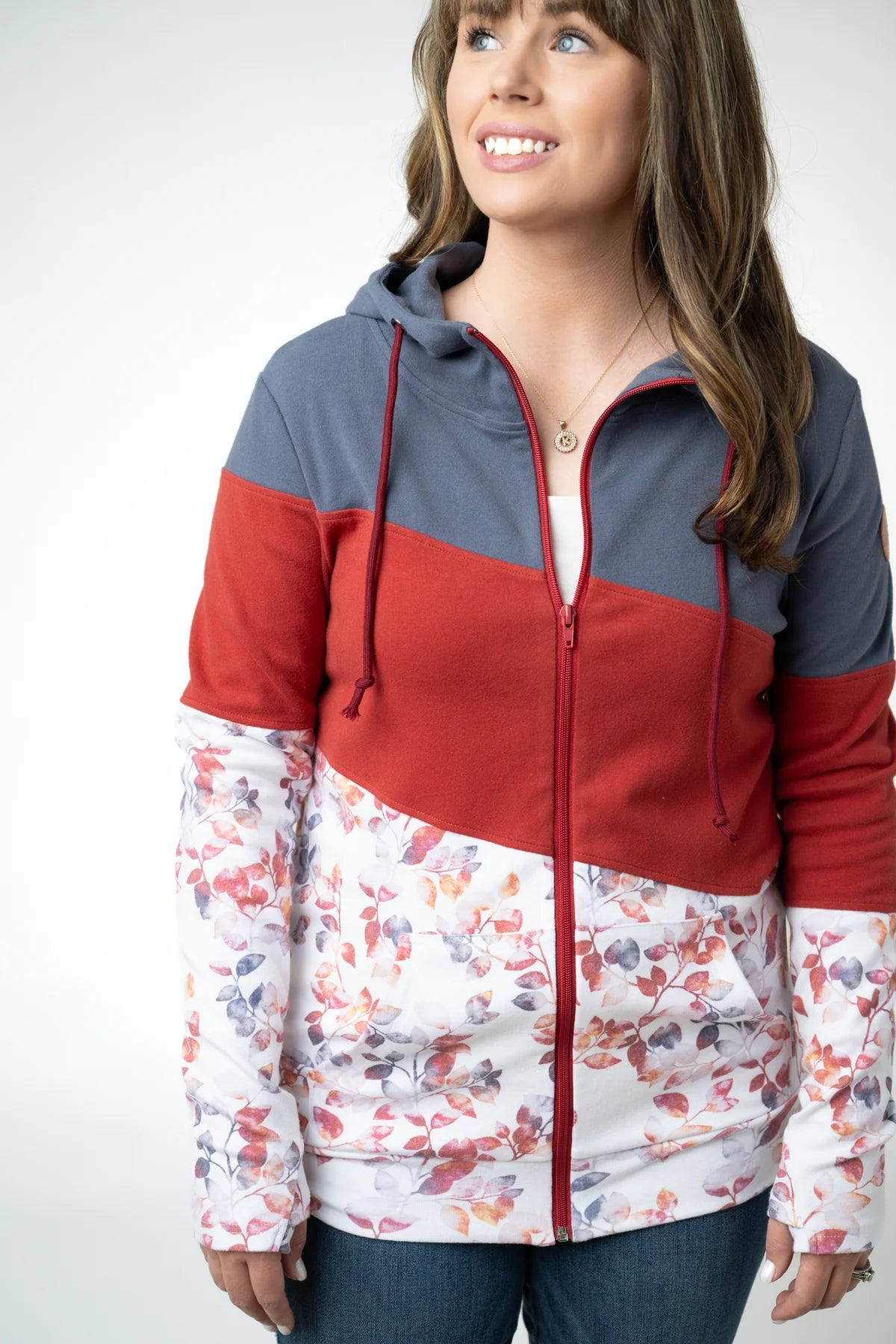 The Mary Full Zip Hoodie - Autumn Mix
