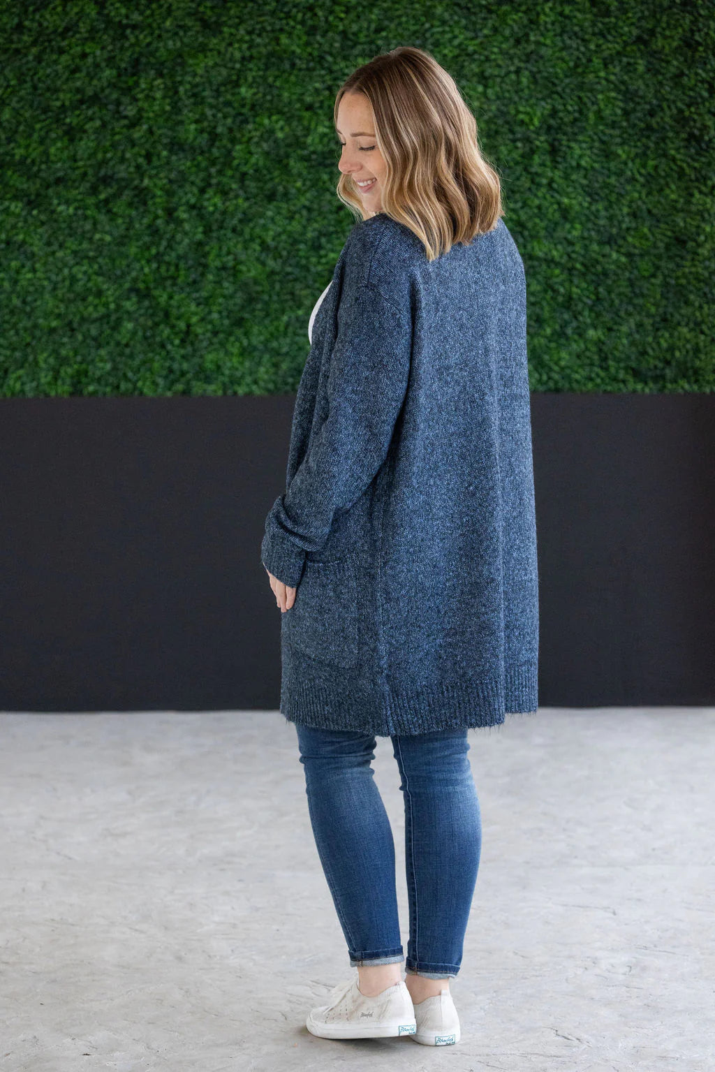 The Madison Cardigan- Navy