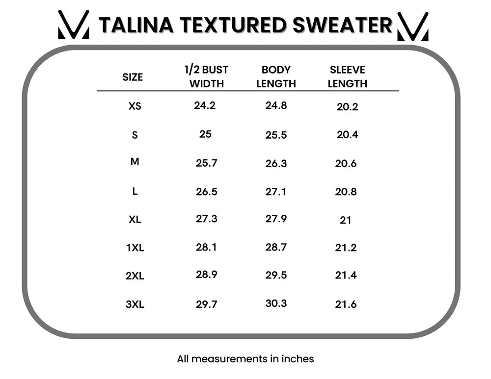 The Talina Sweater -Brick
