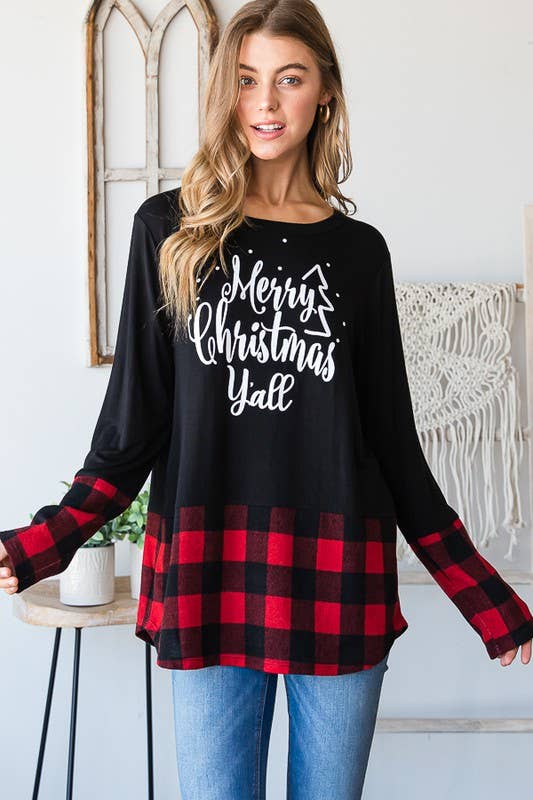 The Sammi Top- Christmas