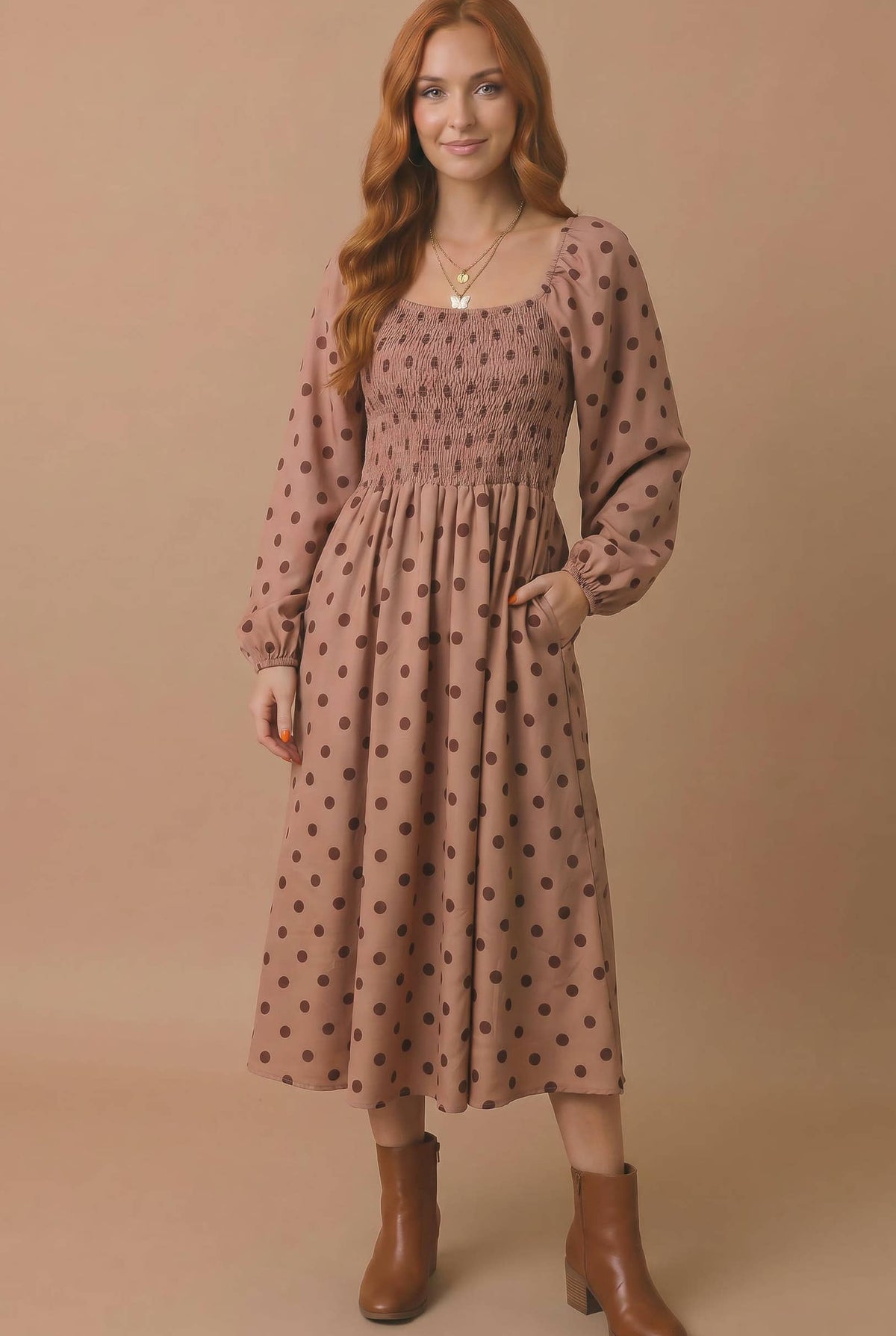 The Sadie Polka Dot Dress: Sienna