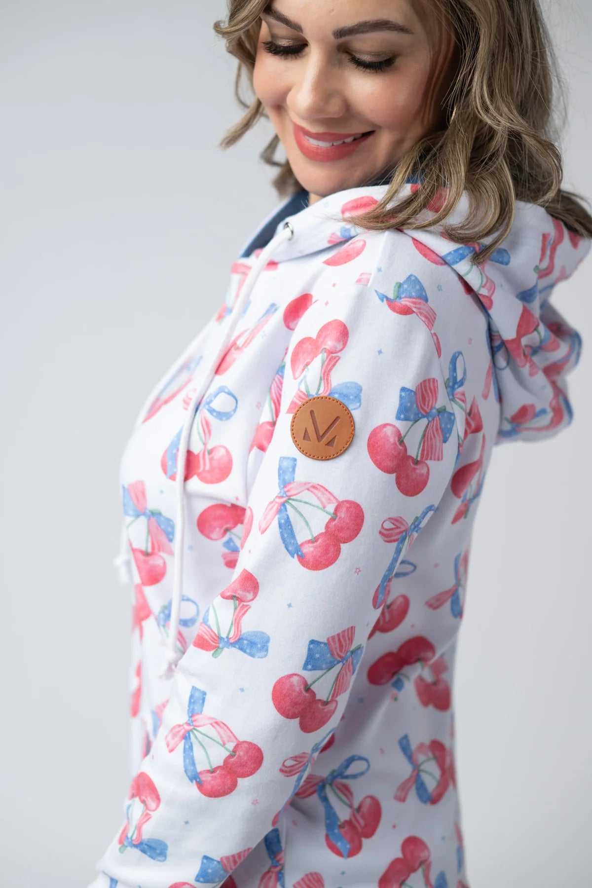 The Hailey Hoodie - Cherry