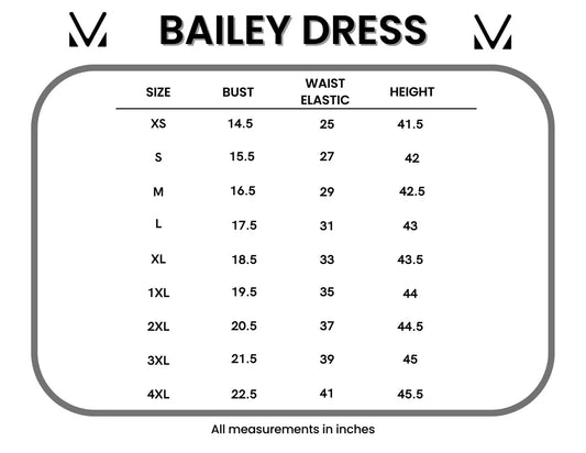 The Bailey Dress- Blue Floral