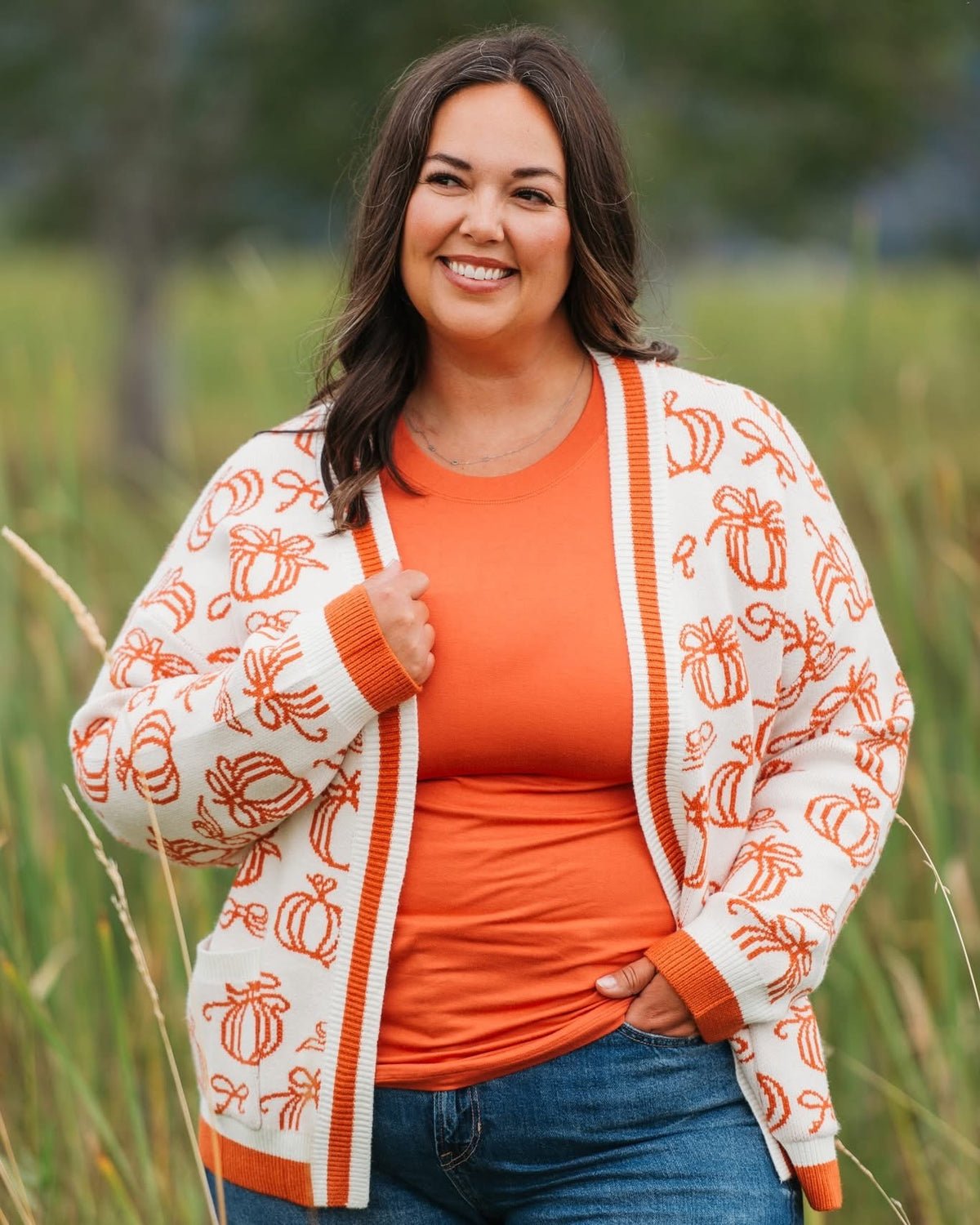 The Daphne Sweater - Pumpkin