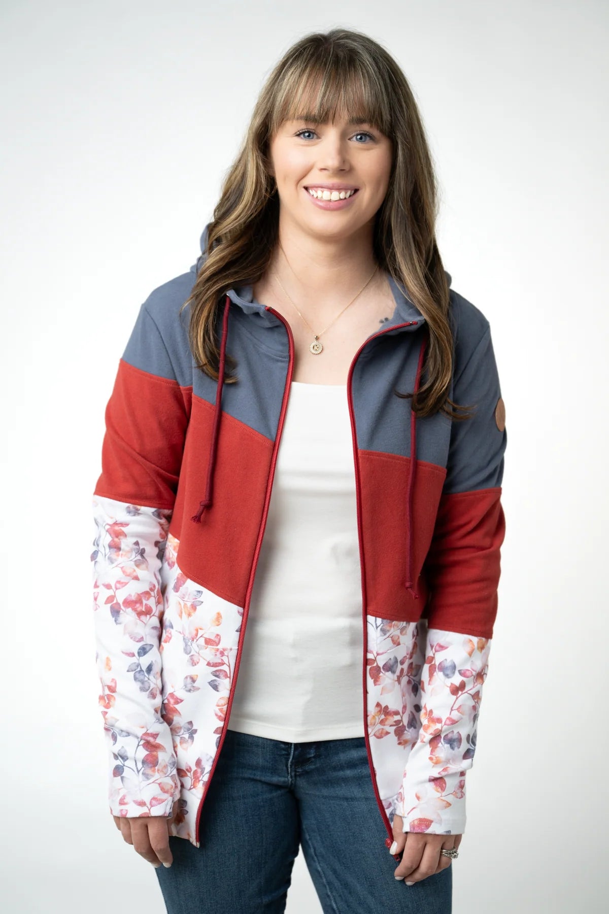 The Mary Full Zip Hoodie - Autumn Mix