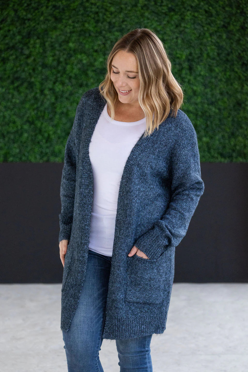 The Madison Cardigan- Navy