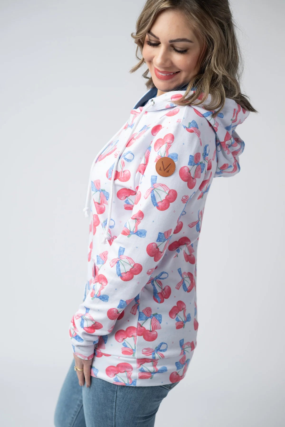 The Hailey Hoodie - Cherry