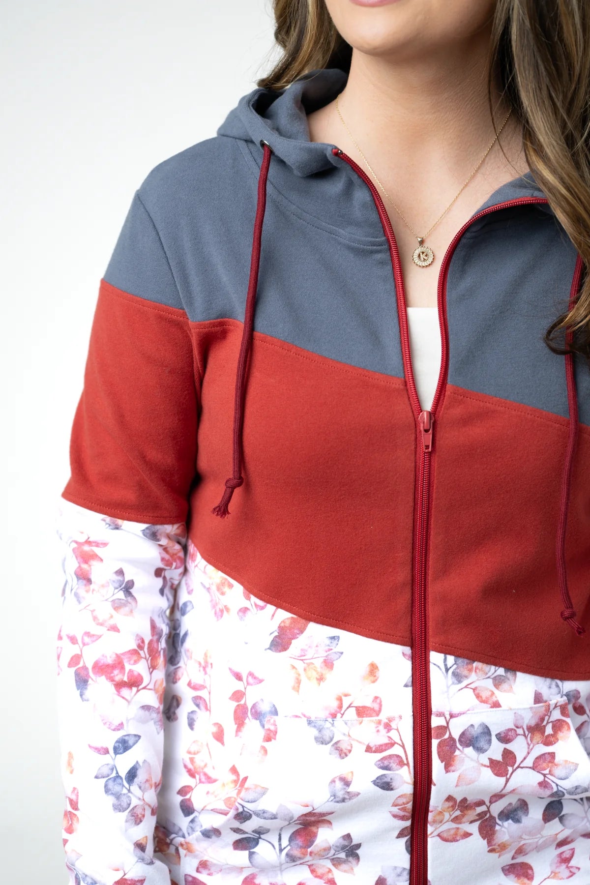 The Mary Full Zip Hoodie - Autumn Mix