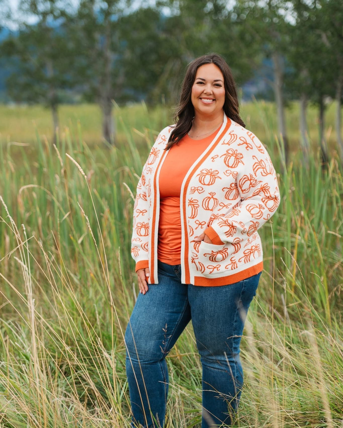 The Daphne Sweater - Pumpkin