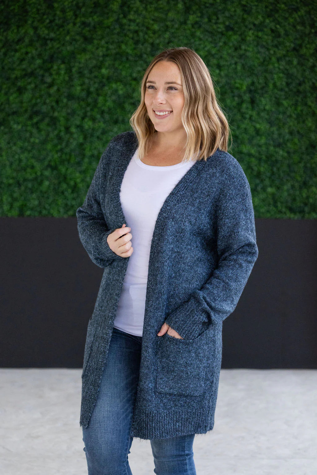 The Madison Cardigan- Navy