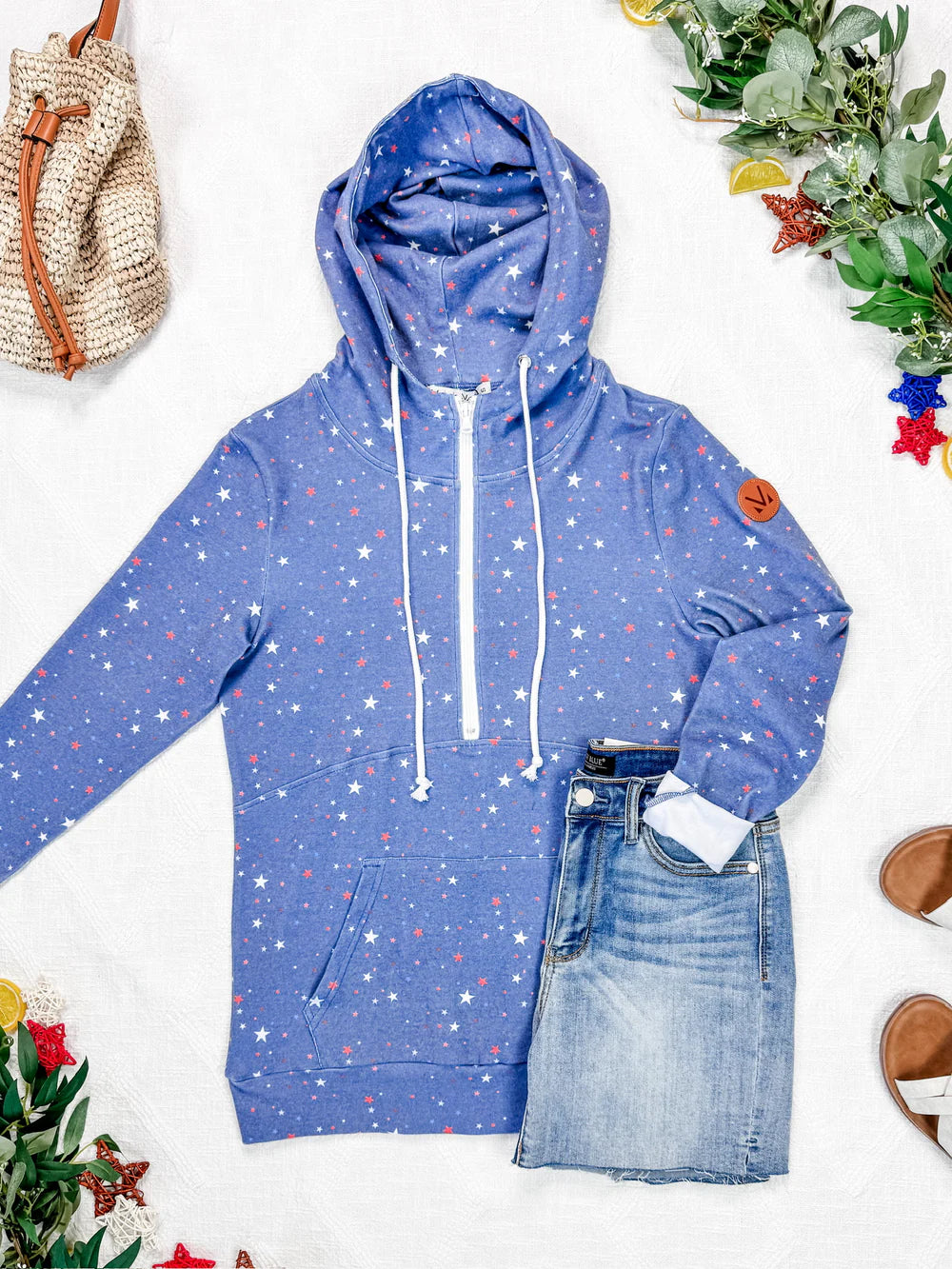 The Liberty Hoodie : Faded Blue