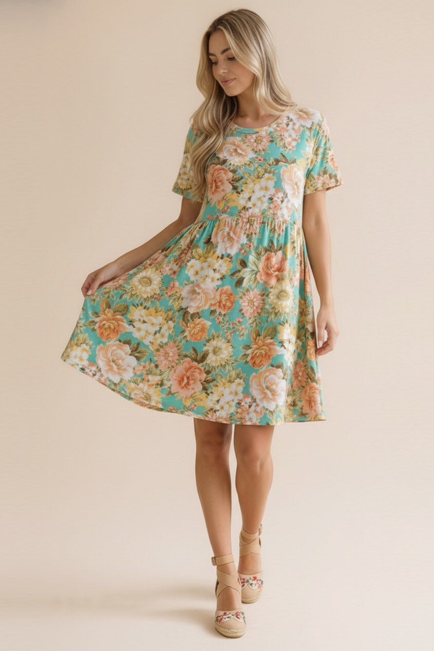 The Sophia Dress-Emerald