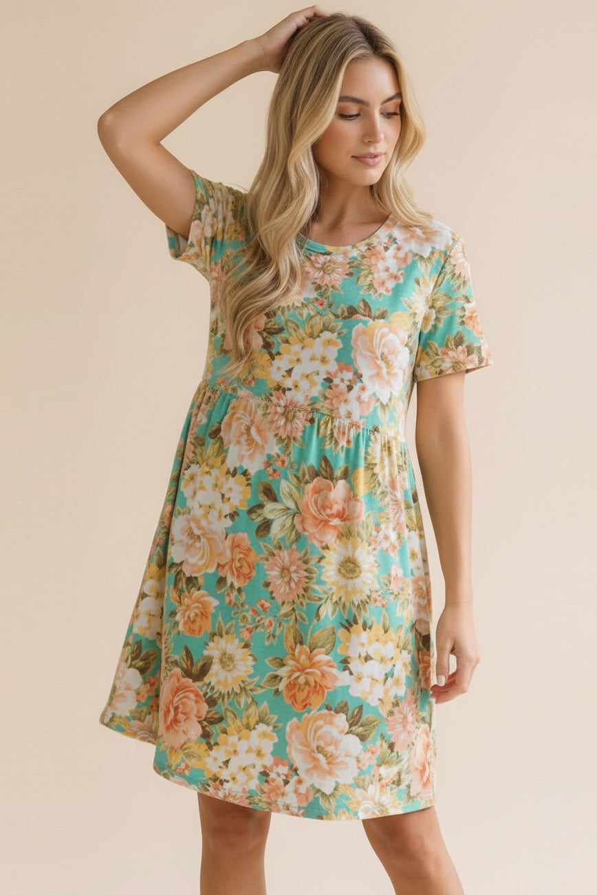 The Sophia Dress-Emerald