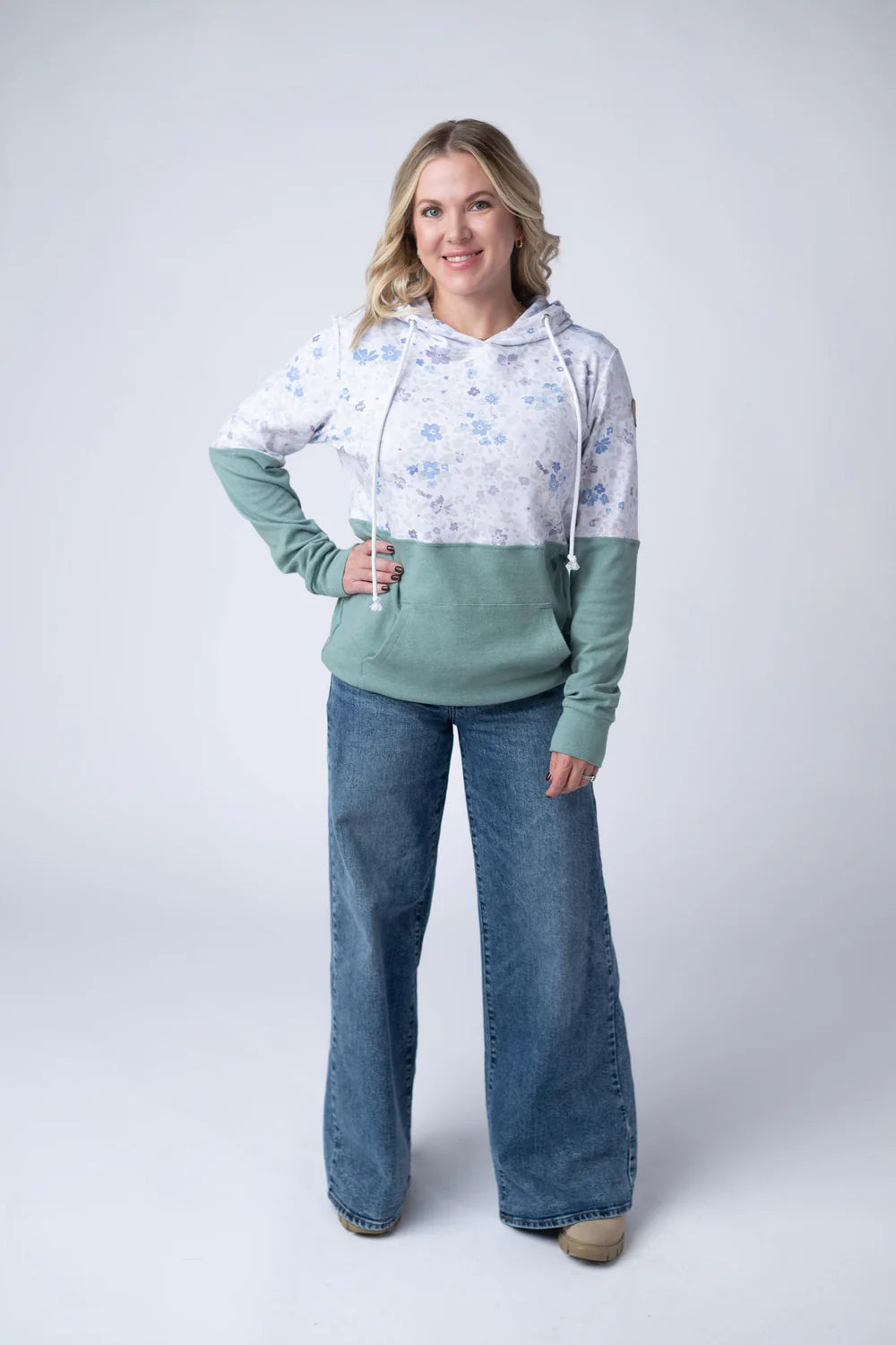 The Hailey Pullover -Green