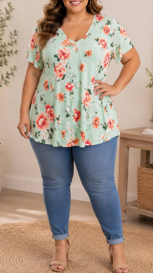 The Alyssa Top - Mint