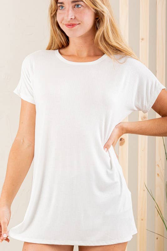 The Harper Top: Ivory