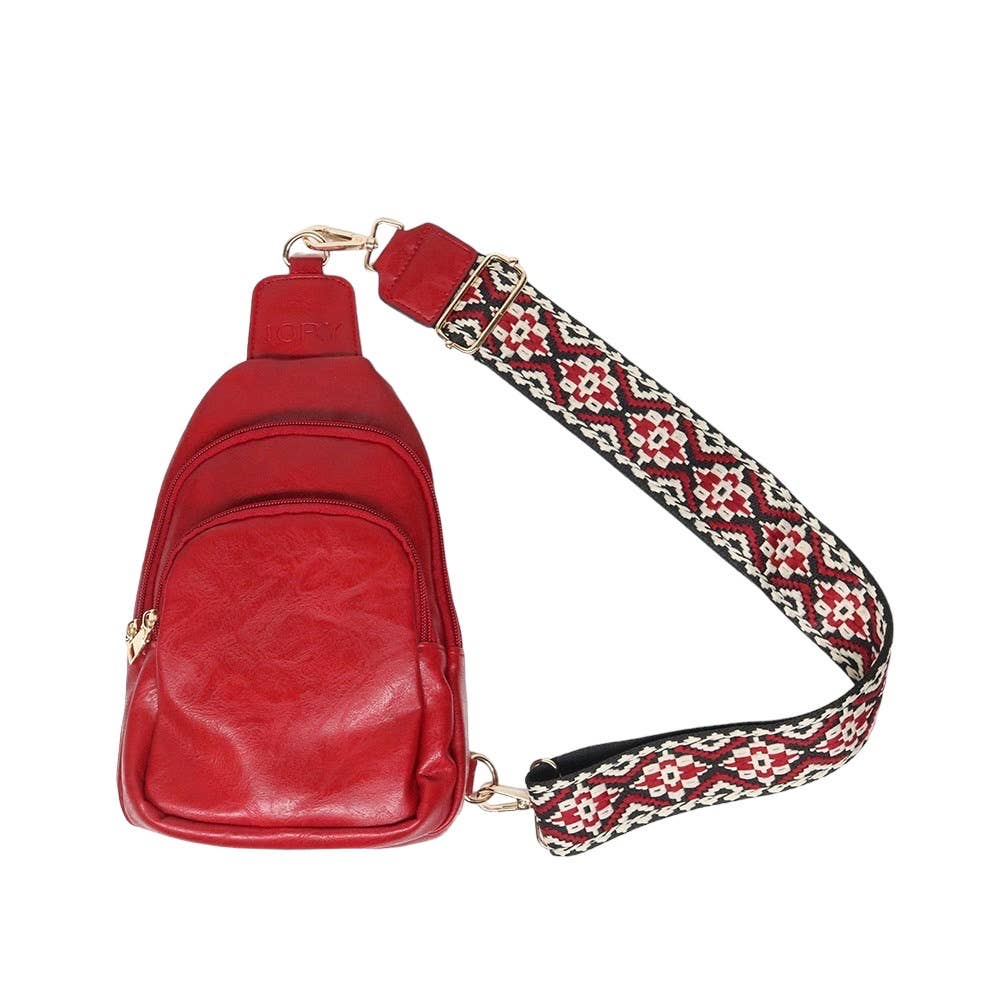 Rebeca Crossbody Sling Bag - Ruby