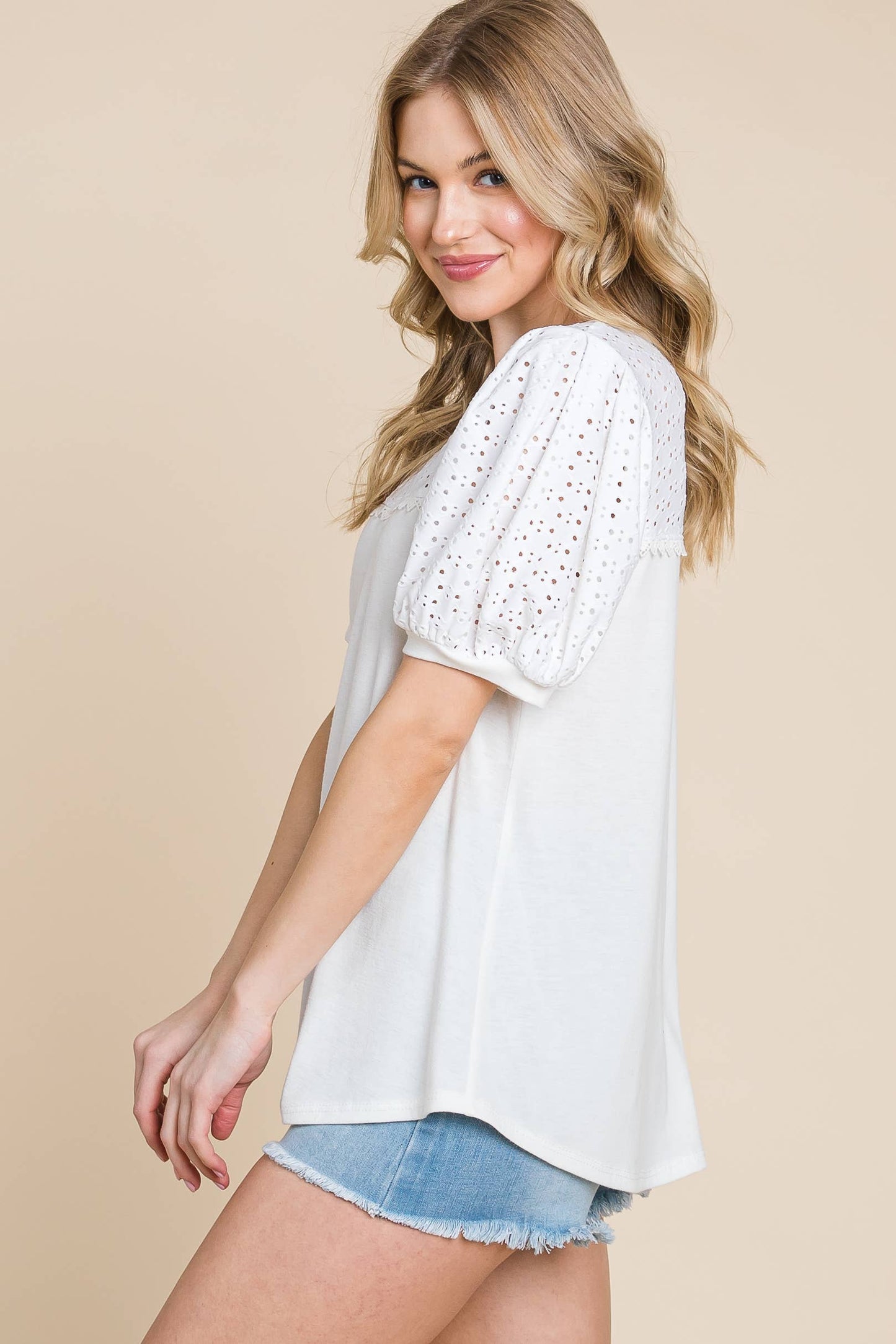 The Tamara Shirt - Ivory