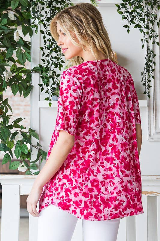 The Alyssa Top-Hot Pink